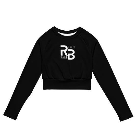 Women's long-sleeve crop top