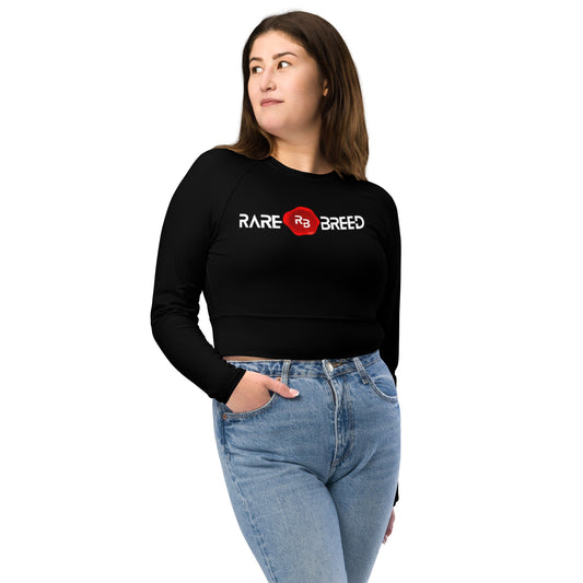 Women's long-sleeve crop top